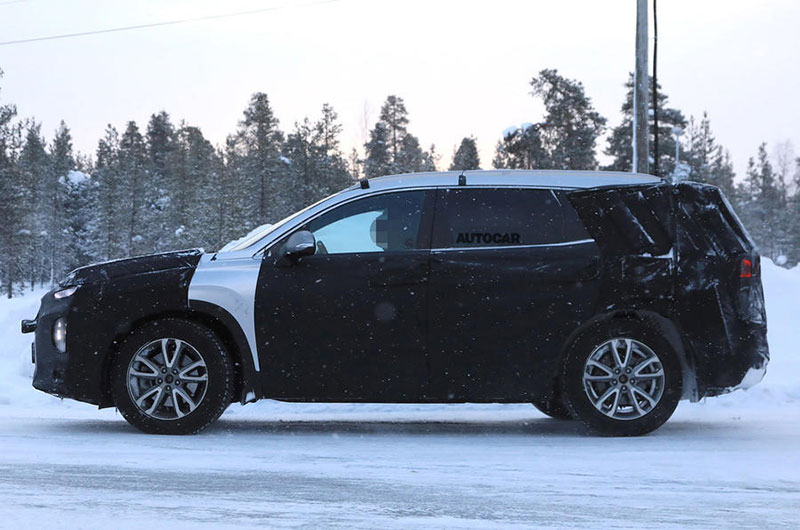 Lộ diện Hyundai Santa Fe 2018 với thiết kế hoàn toàn mới